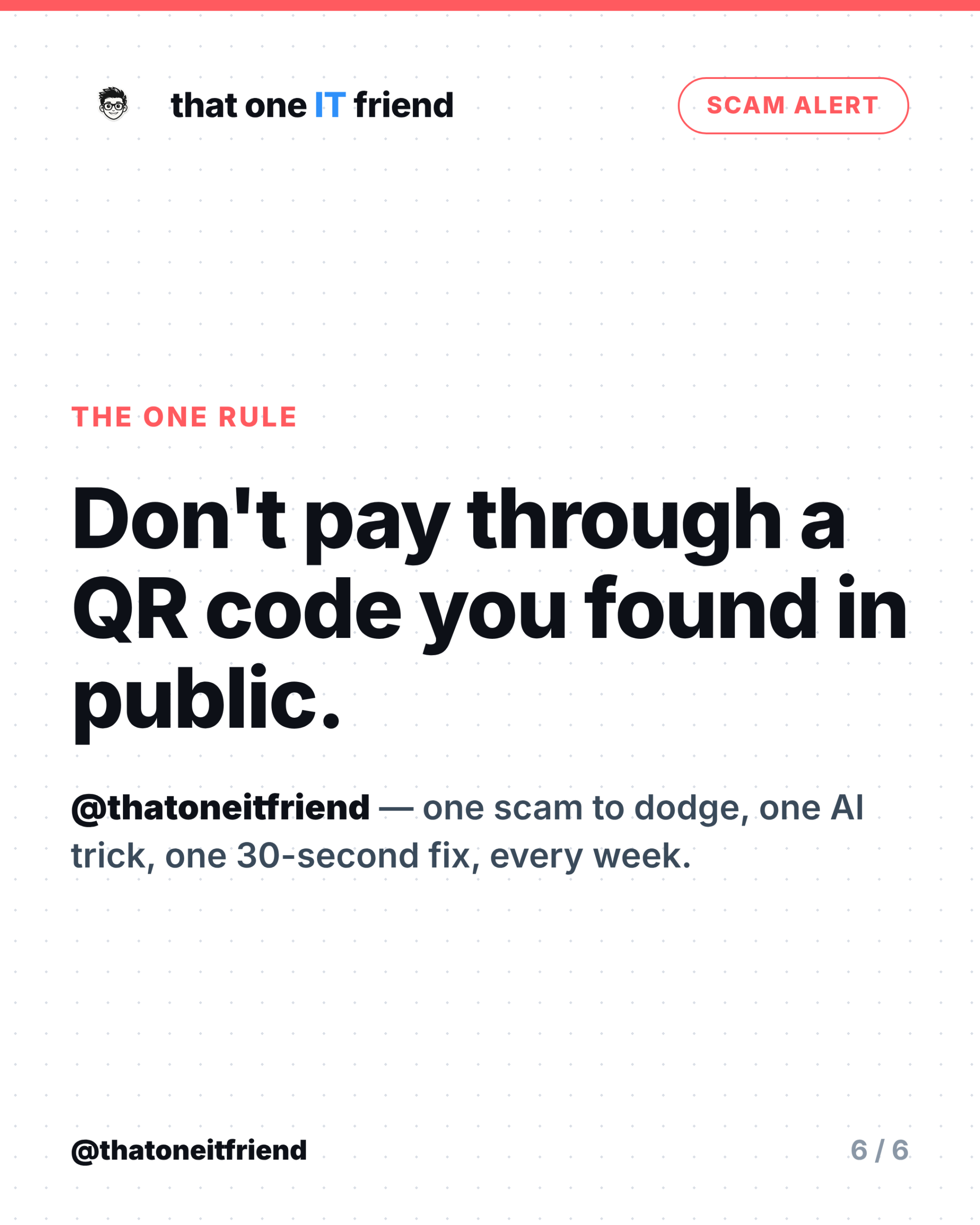 Fake QR Code on a Parking Meter? The 5-Second Check - slide 6