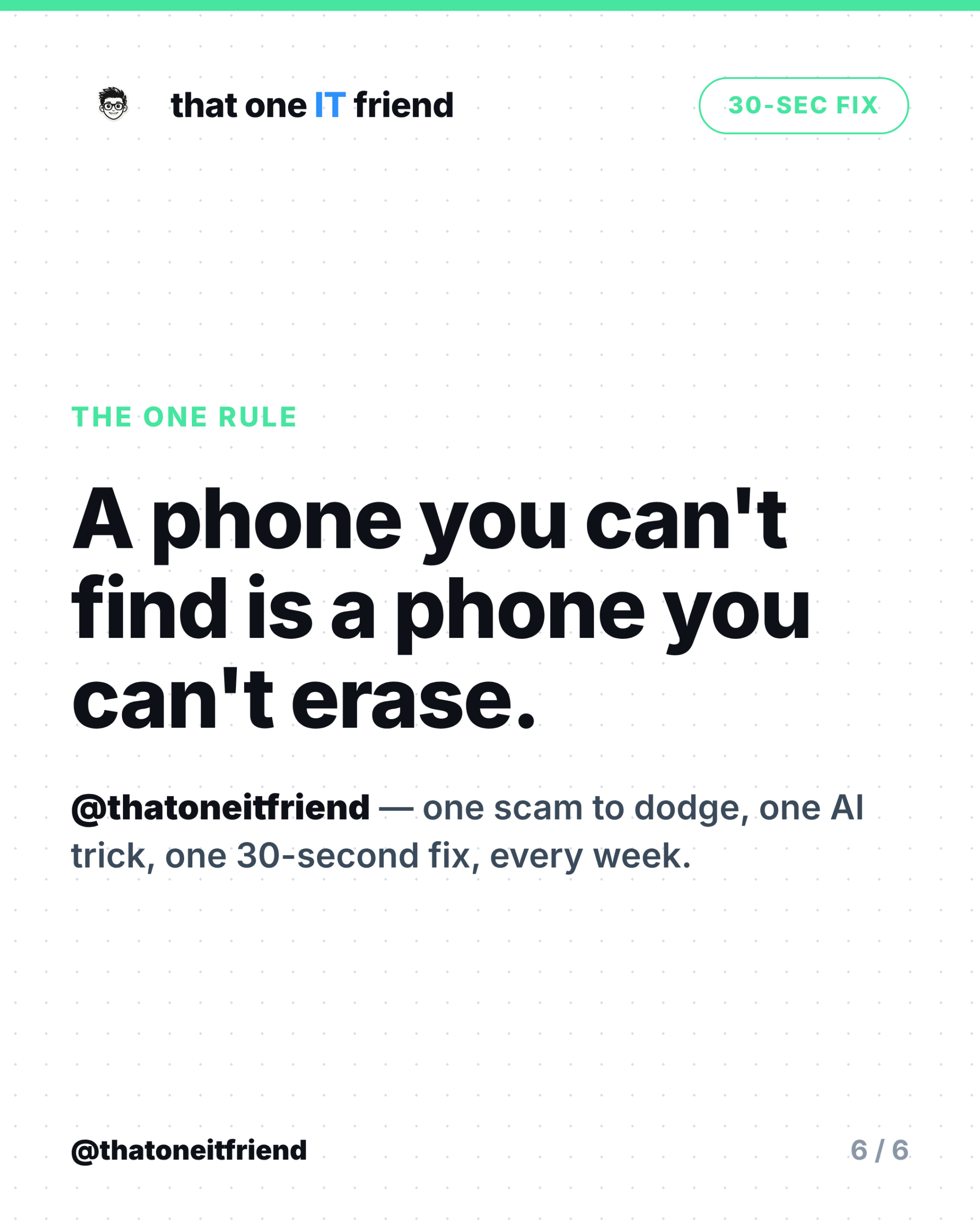 Turn On Find My Phone Before You Lose It (30 Seconds) - slide 6