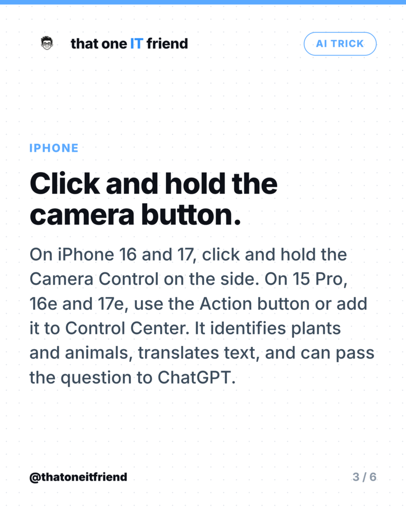 Point Your Phone Camera at It and Ask AI What It Is