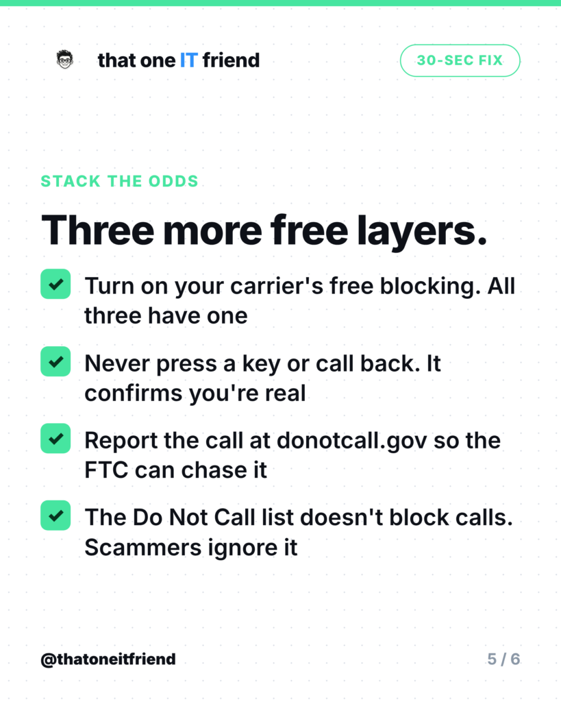 Stop Robocalls in 30 Seconds With One Phone Setting