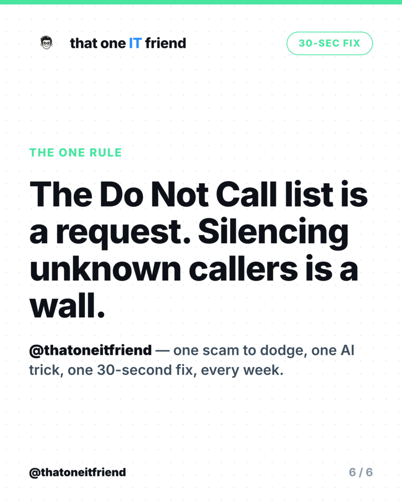 Stop Robocalls in 30 Seconds With One Phone Setting