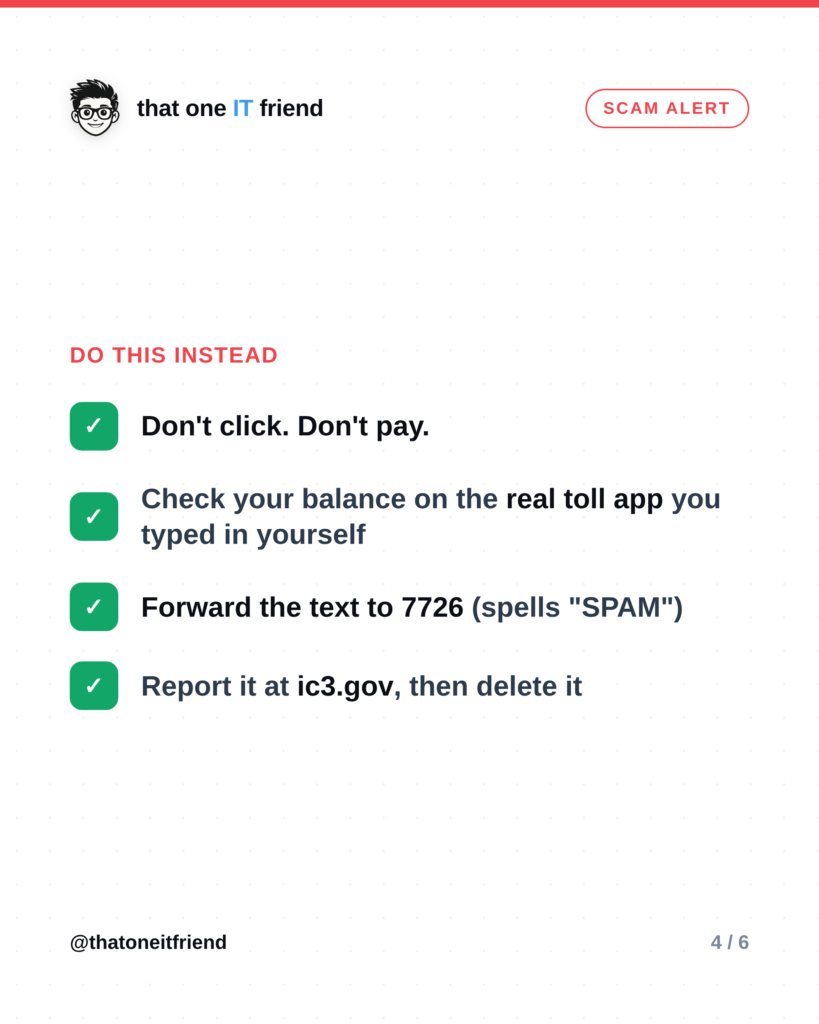 Is the “Unpaid Toll” Text a Scam? How to Spot It Fast