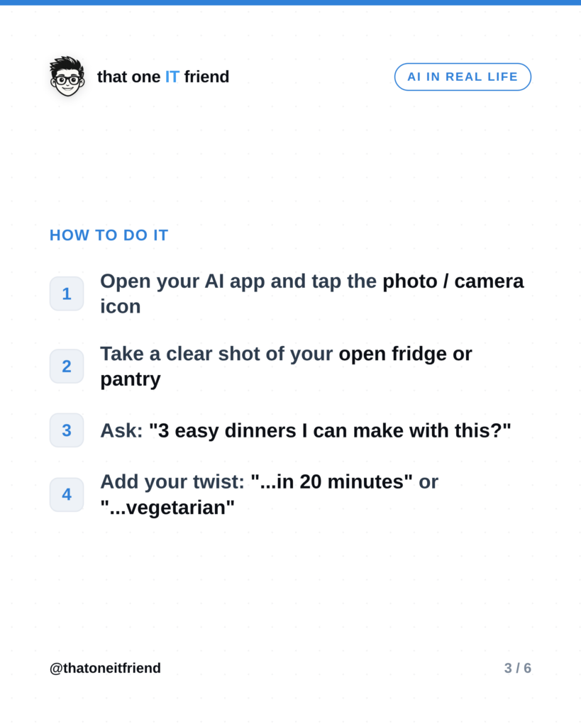 Never Ask “What’s for Dinner” Again