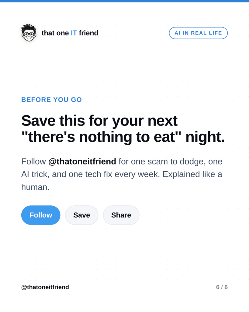 Never Ask “What’s for Dinner” Again