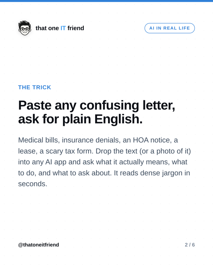 Confused by a Bill? Have AI Translate It