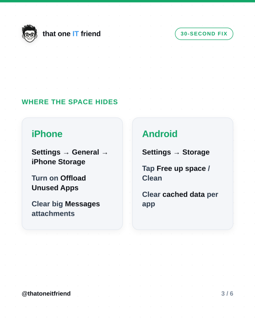 Phone Full? Free Up Space Without Deleting Photos