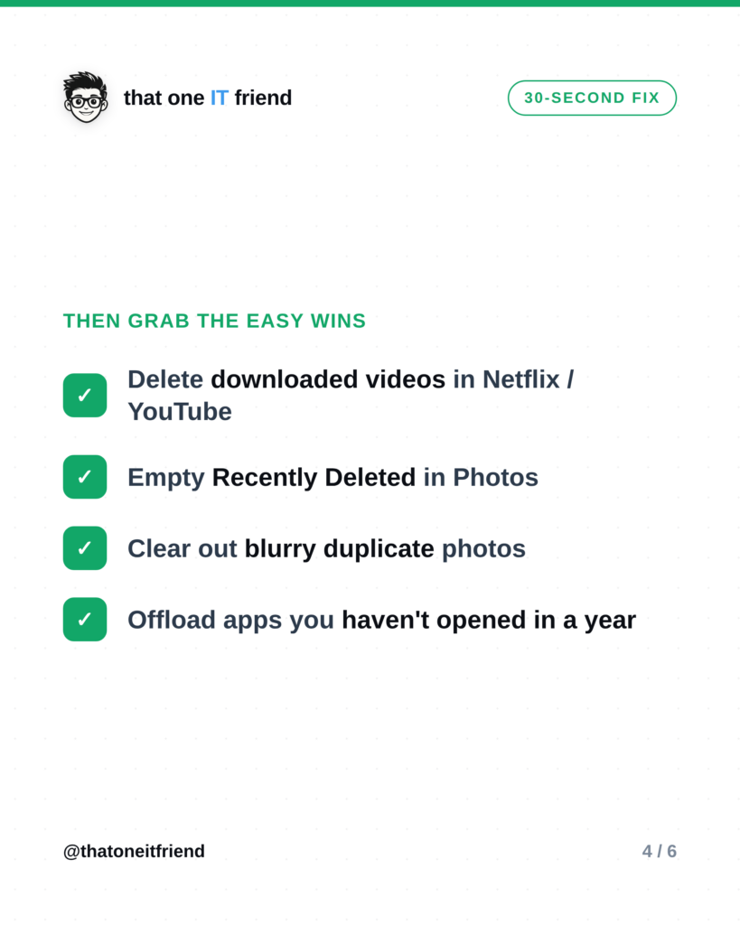 Phone Full? Free Up Space Without Deleting Photos