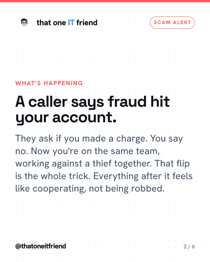 The Bank Fraud Call Scam: Why They Want You to Move Money