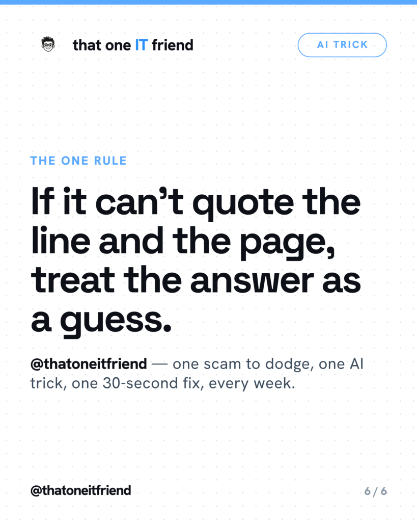 Ask AI About Your Manual Instead of Reading 60 Pages