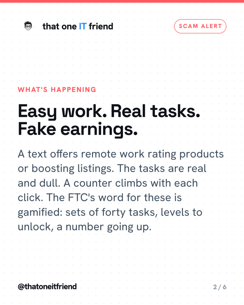 The Online Task Job Scam: Why It Pays You First