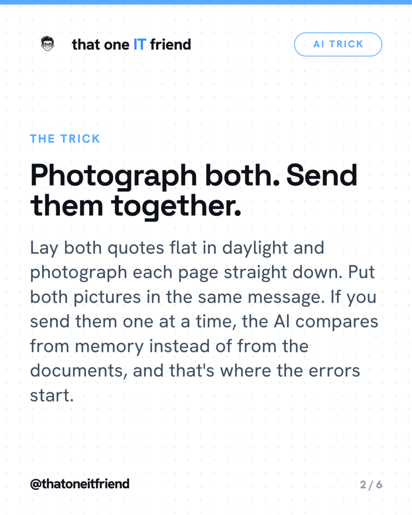 Compare Two Quotes With AI and See What’s Hidden