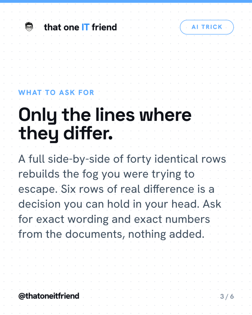Compare Two Quotes With AI and See What’s Hidden