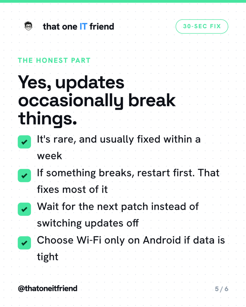Turn On Automatic Updates: The Best 30 Seconds You’ll Spend